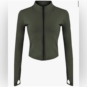 Women's Athletic Full Zip Workout Jacket